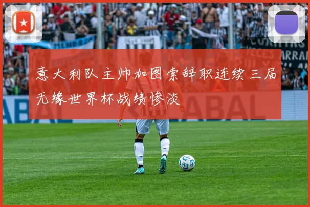 意大利队主帅加图索辞职连续三届无缘世界杯战绩惨淡